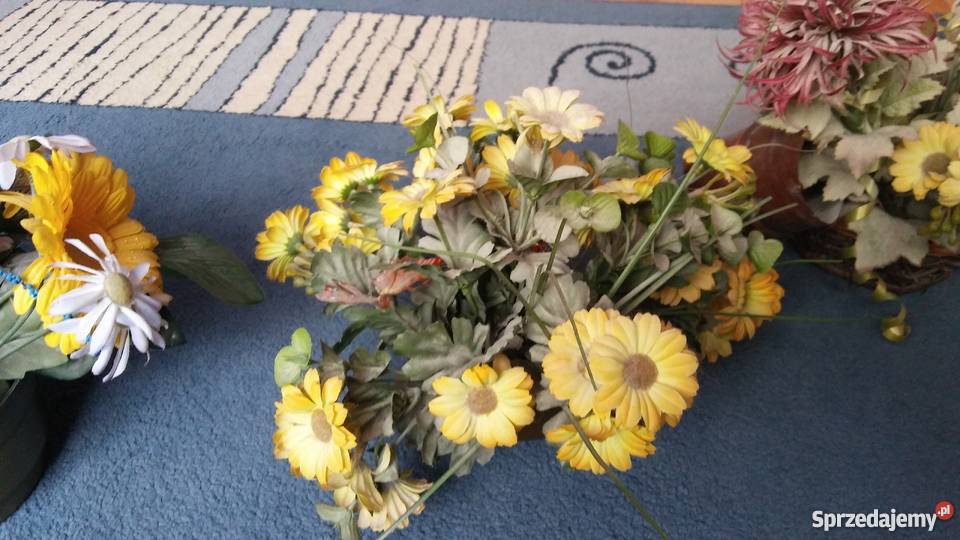 bukiety kwiatów sztucznych