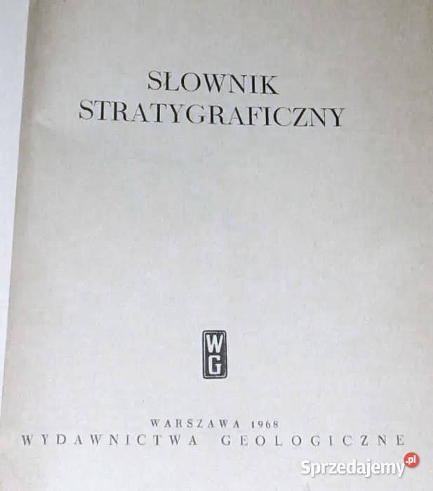 Słownik stratygraficzny praca zbiorowa Chełm