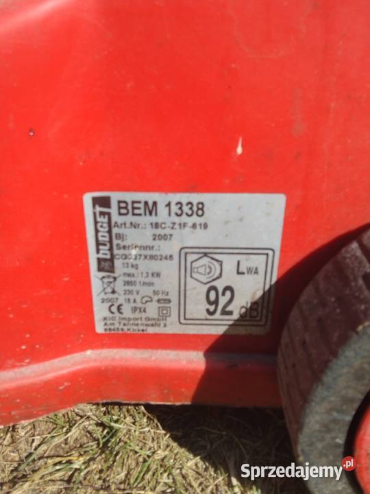 kosiarka elektryczna Wylazłowo sprzedam