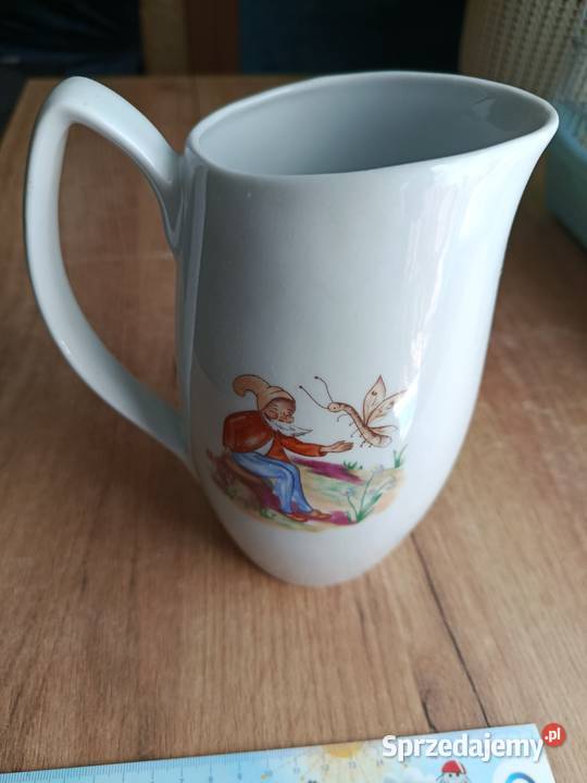 Bajkowy dzbanek dzieci porcelana PRL Chodzież zachodniopomorskie Choszczno