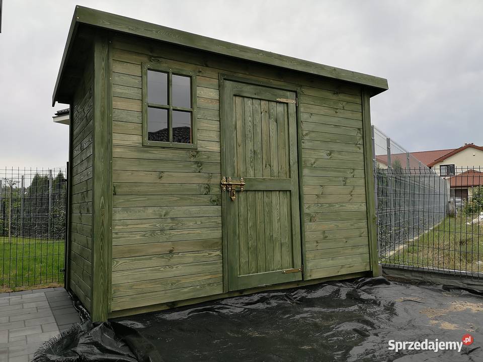 Domek narzędziowy 3 x 15m z dachem prostym śląskie Kalety