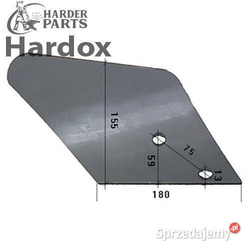 Odkładnia przedpłużka HARDOX 4022101P części do Rolnictwo Suwałki