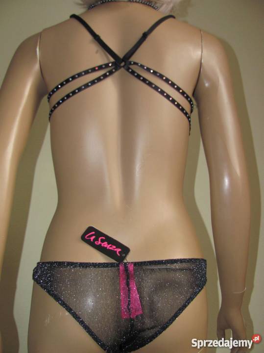 Seksowne body la senza czarne z brokatem lubelskie Zamość sprzedam