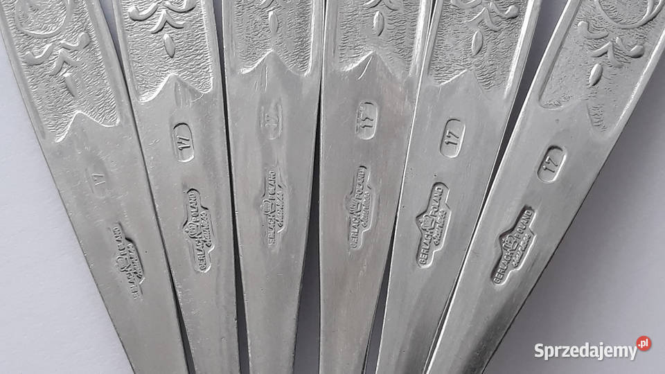 Widelce obiadowe PNĄCZA Gerlach sztućce PRL