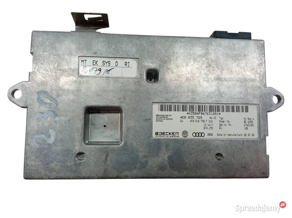 MODUŁ MMI 4E0035729 Audi A6 III 20042011 C6 świętokrzyskie
