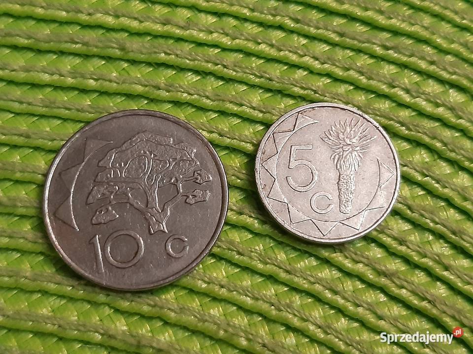 zestaw dwóch monet Namibii Łomża sprzedam