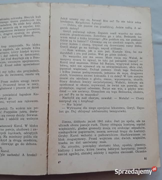 Tadeusz Hołuj Koniec naszego świata Wydawnictwo Antykwariat Koźminek sprzedam