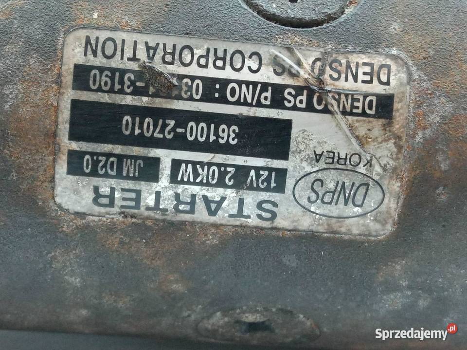 ROZRUSZNIK 3610027010 20 CRDI Hyundai Tucson I