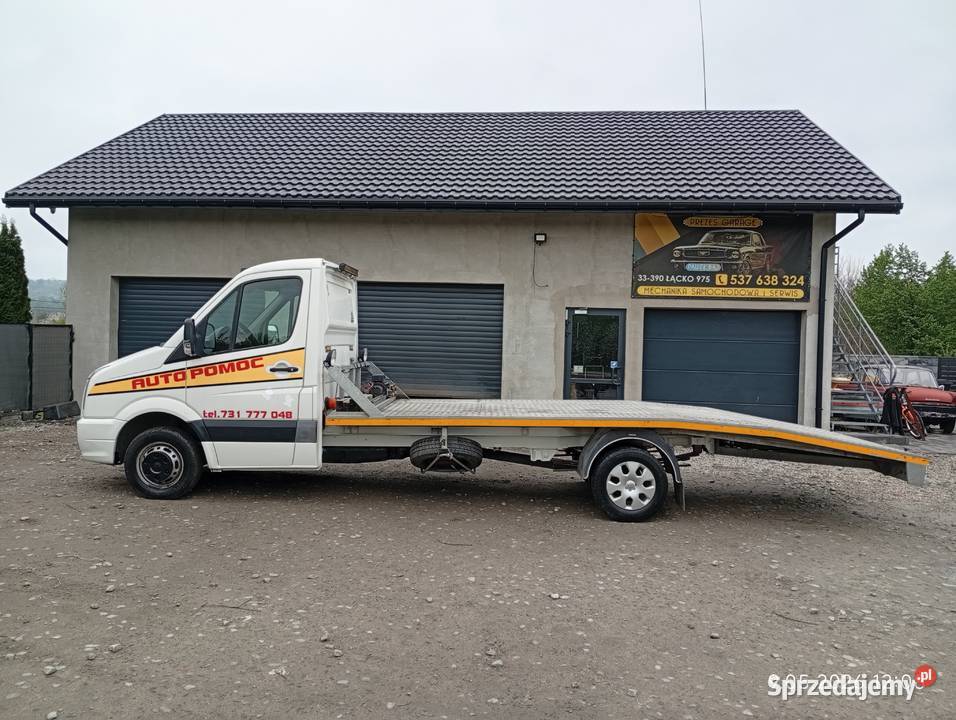 Laweta Volkswagen Crafter 55 bliźniaki katB małopolskie Zagorzyn