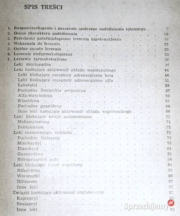 Leczenie nadciśnienia tętniczego M Sznajderman W Rok wydania 1988 Pozostałe Chełm