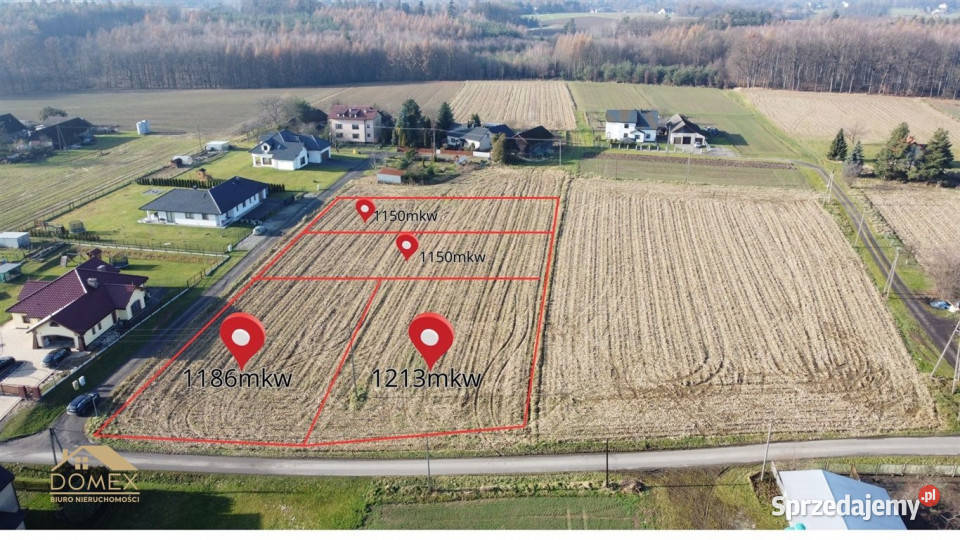 Grunt do sprzedania Dębowiec 1150m2