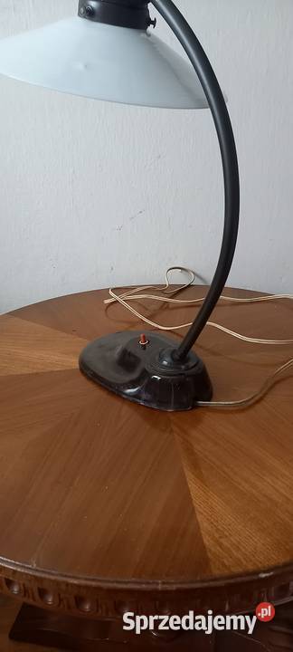 Lampa biurkowa w stylu Bauhaus z lat 193040 Antyki, Sztuka, Kolekcje Skierniewice