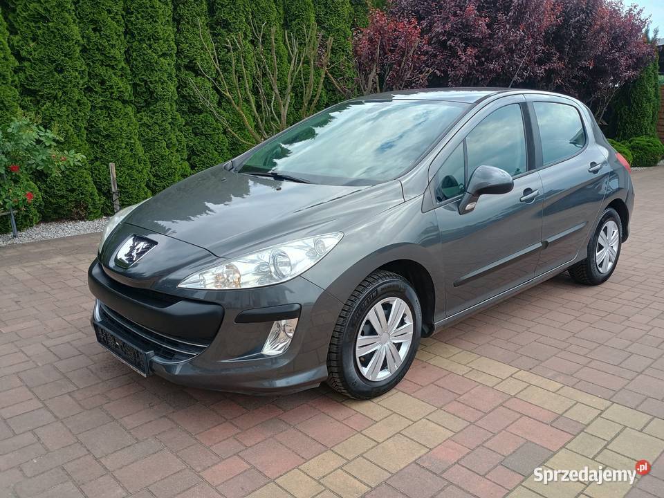 Peugeot 308 2009r ŁADNY Bezwypadkowy KLIMA kurtyny powietrzne Witkowo