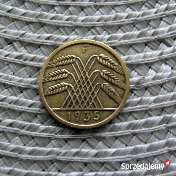 Niemcy 5 Reichspfennig 1935r F Numizmatyka