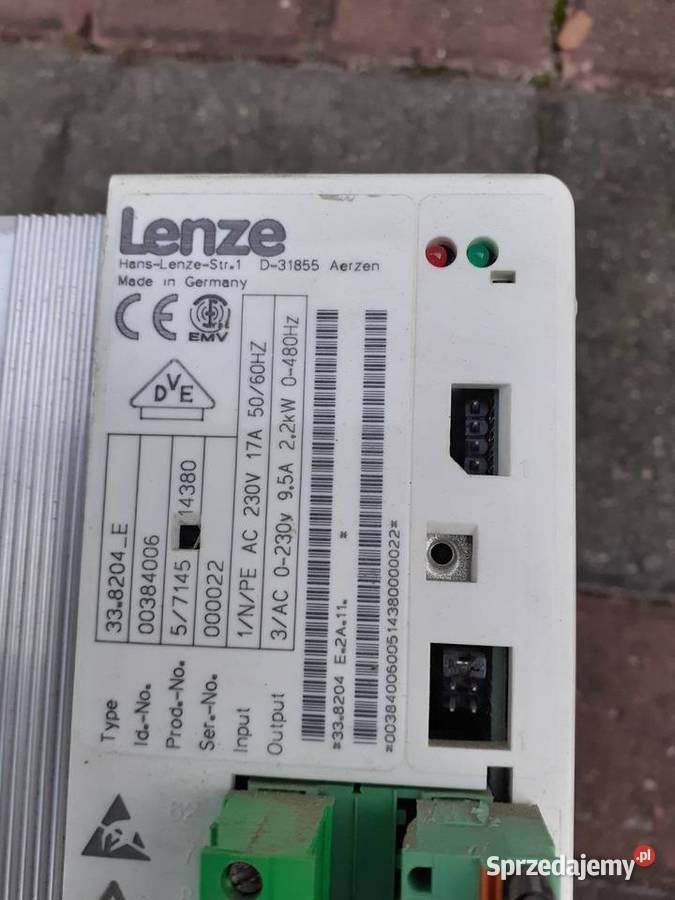 Falownik Lenze 22kV 3 AC 230 V Pozostałe Sulechów