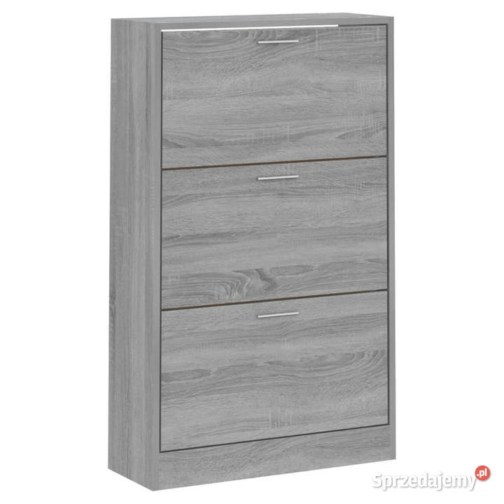 Szafka na buty szary dąb sonoma 63x24x103 Warszawa