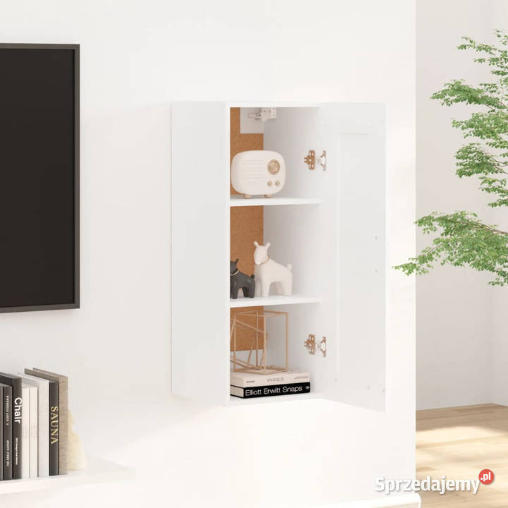 Szafka wisząca biała 35x34x90 materiał Warszawa