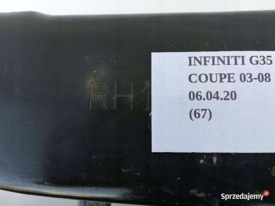 BLACHA MOCOWANIE INFINITI G35 COUPE osobowe Nowy Tomyśl