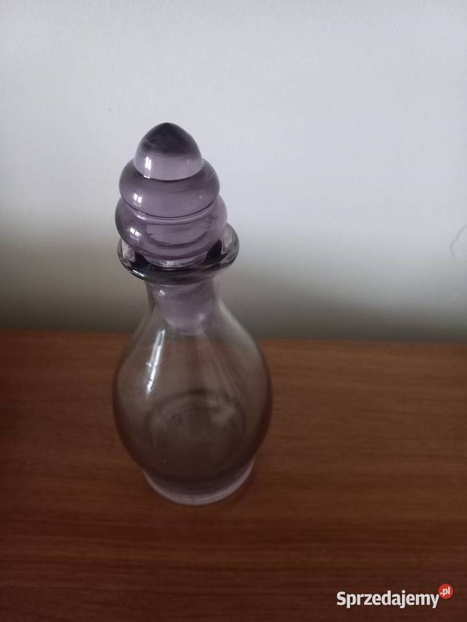 Karafka szkło ametystowe Art Deco Toruń