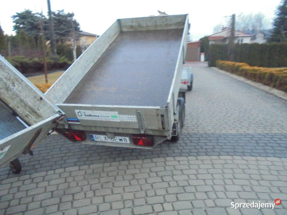 przyczepa samochodowa burtowa dmc 2700 wywrotka wywrotki