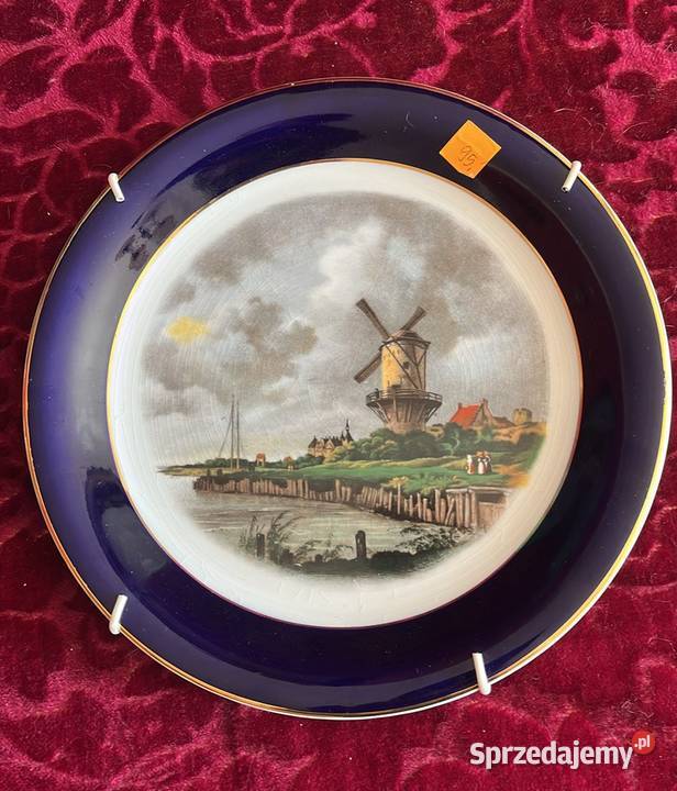 Patera z wiatrakiem WOOD SONS Burslem England Gdańsk