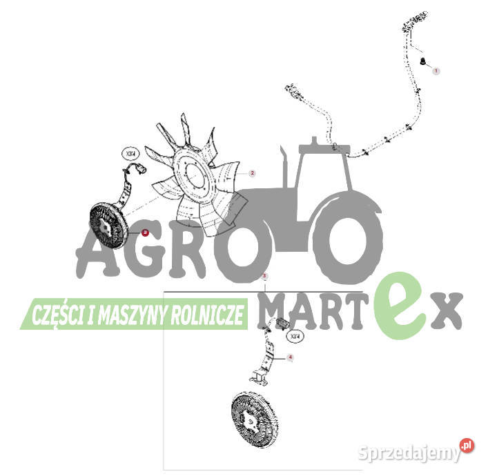 ACV0769330 PIASTA SPRZĘGŁA VISCO AGCO Wichrów