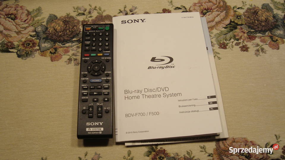 Zestaw kina domowego z Bluray Sony BDVF 500 Sony