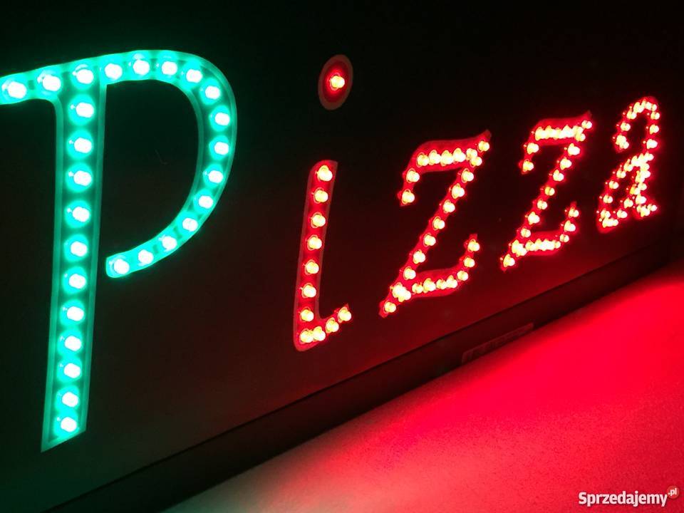 PIZZA LED reklama 70x25 NOWA Zewnętrzna 230V Gastronomia Pomiechówek sprzedam