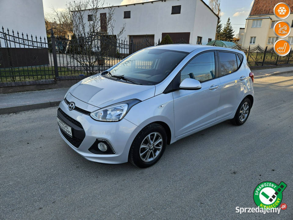 Hyundai i10 Opłacony Zadbany Serwisowany Bogaty wspomaganie kierownicy Kisielice