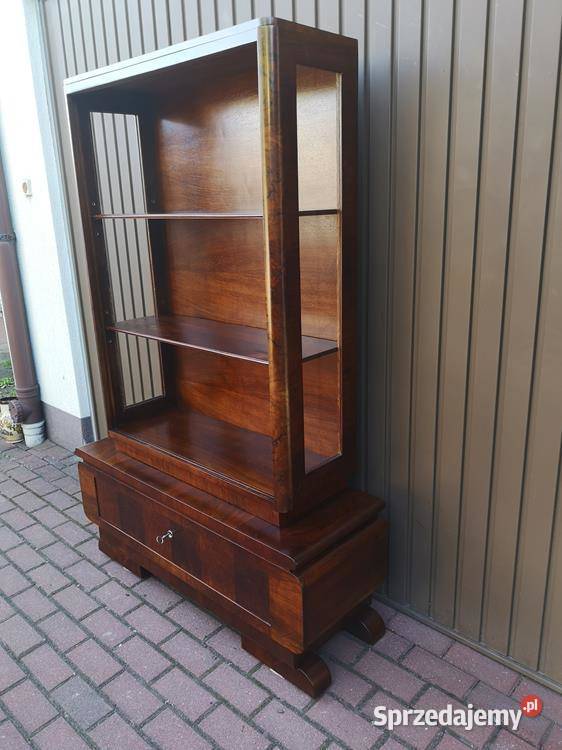 Witryna Serwantka ARTDECO Orzech Zgrabna Stara Meble Swarzędz