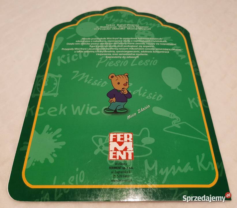 Wesołe Przedszkole Misi Krysi Zawody 36 lat ISBN 9788379356249 śląskie Czeladź