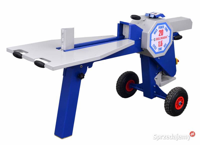 Kinetyczna pozioma łuparka do drewna BELMASH Siedlce