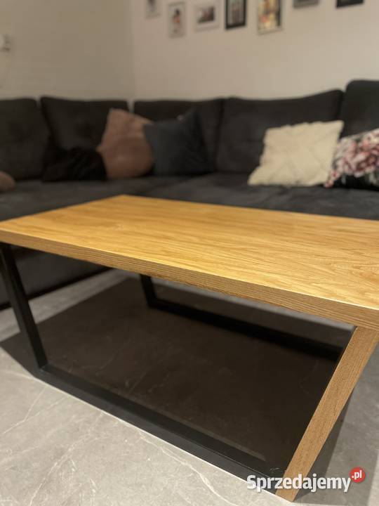 Nowoczesny stolik kawowy z dębu Styl Loft Łososina Dolna sprzedam