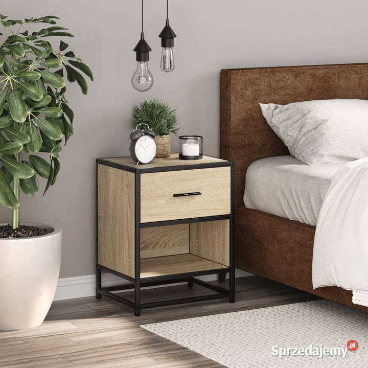 Szafka nocna dąb sonoma 40x31x50 materiał mazowieckie
