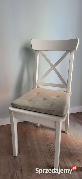 Komplet krzeseł IKEA krzesło INGOLF białe 4 Witaszyce