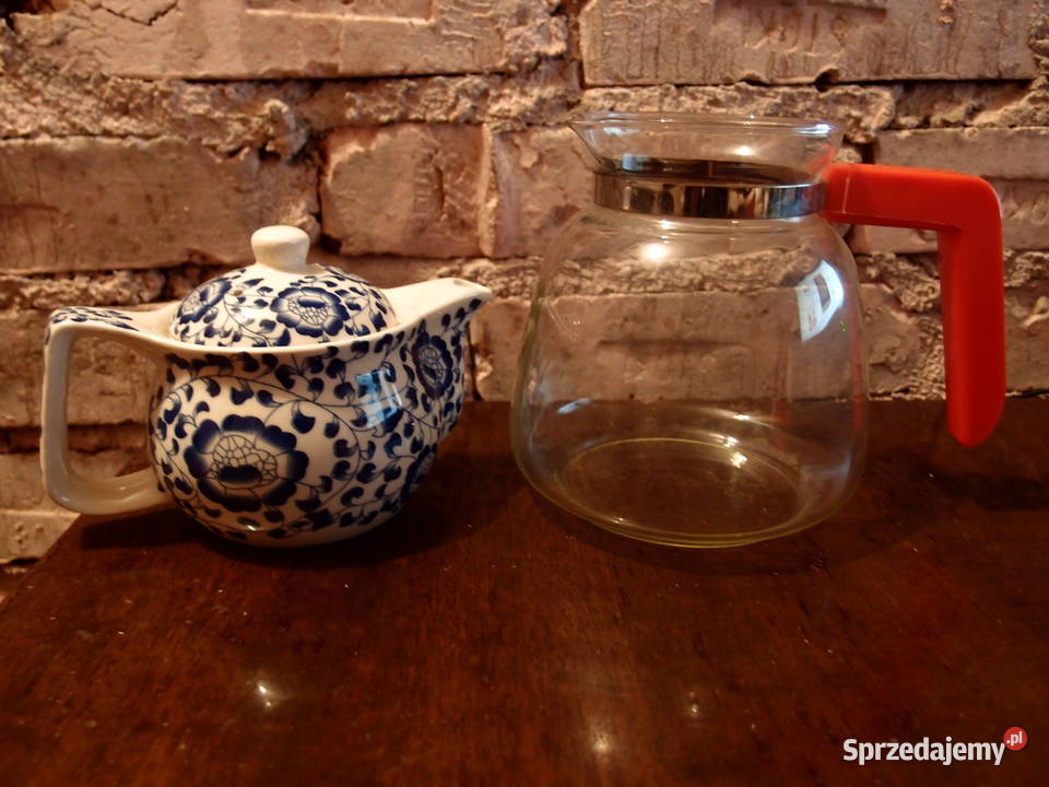 Okres PRL Dzbanek czajniczek do herbaty Łódź