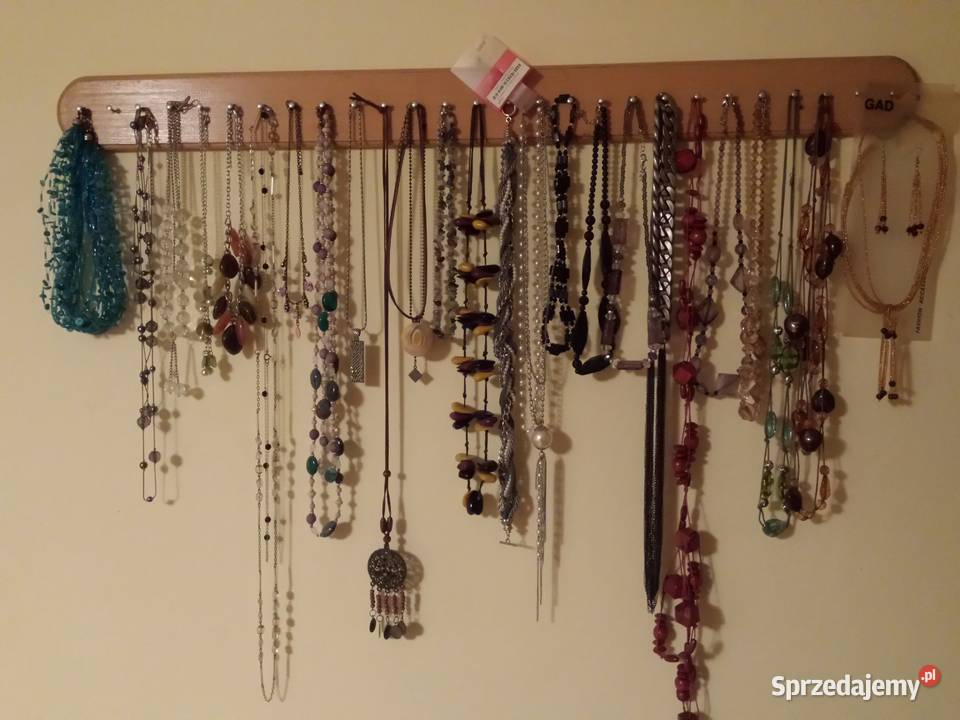 Biżuteria łańcuszki kolczyki