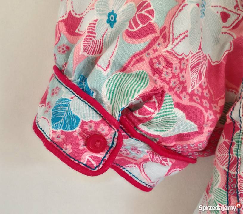 Piękna letnia tunika M 38 L 40 kwiaty wzór zachodniopomorskie Szczecin