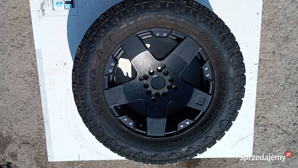 Kol9 felga opona jeep Wranglera jk 35x125 R20 całoroczne Mojusz sprzedam