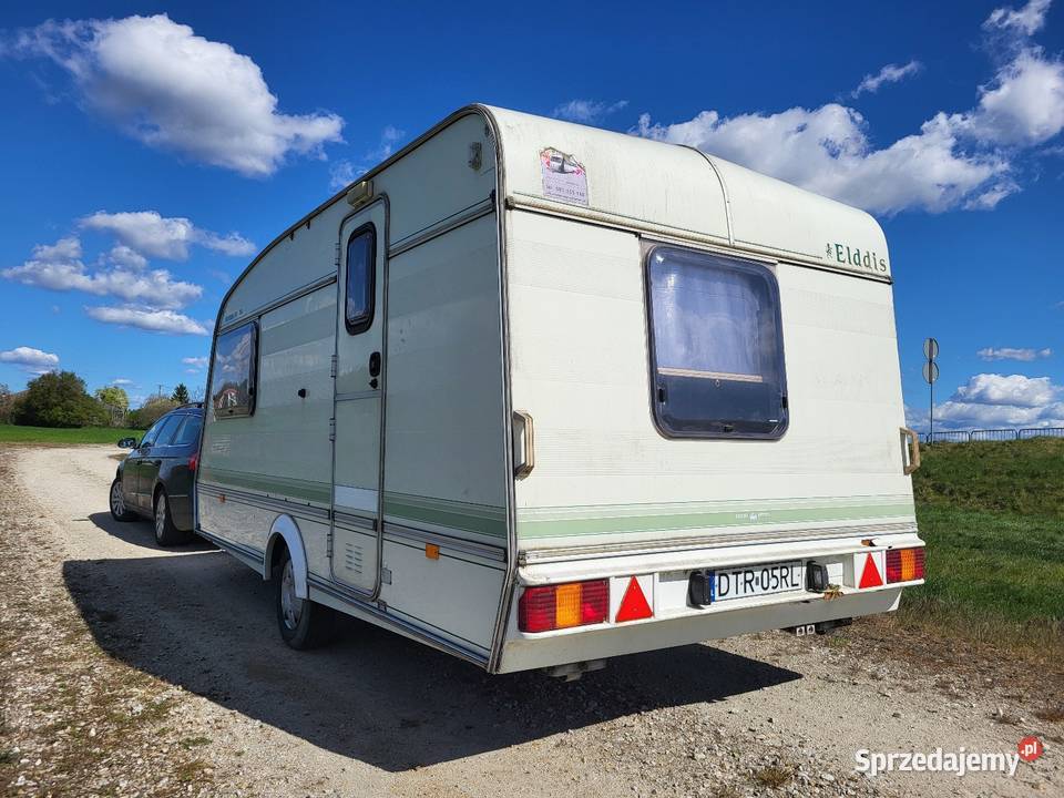 Przyczepa kempingowa Elddis Hurricane Angielka Rok produkcji 1991 Leszno sprzedam