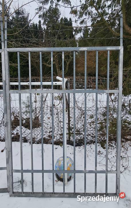 Solidna ocynkowana duża brama z furtką Bydgoszcz