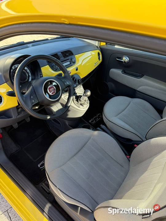 Fiat 500 klima panorama książka serwisowa 69KM wielkopolskie Rawicz