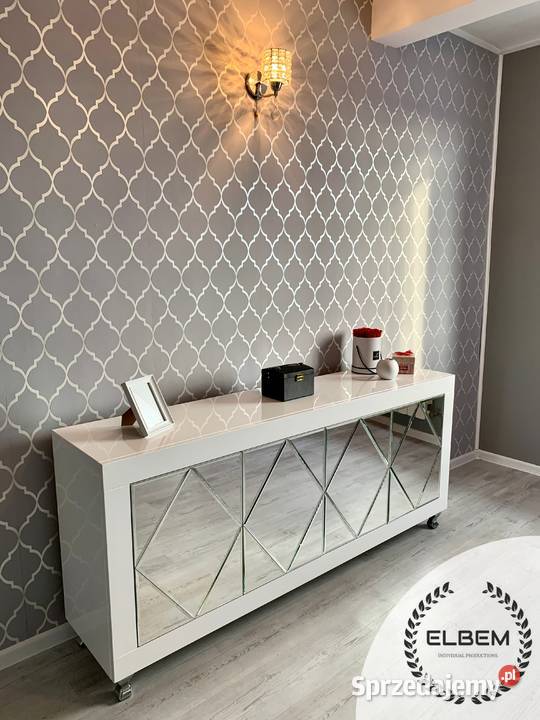 Komoda biały połysk Glamour Łódź