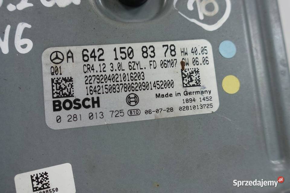 W211 32 V6 CDI 020R STEROWNIK SILNIKA Komputer Janów