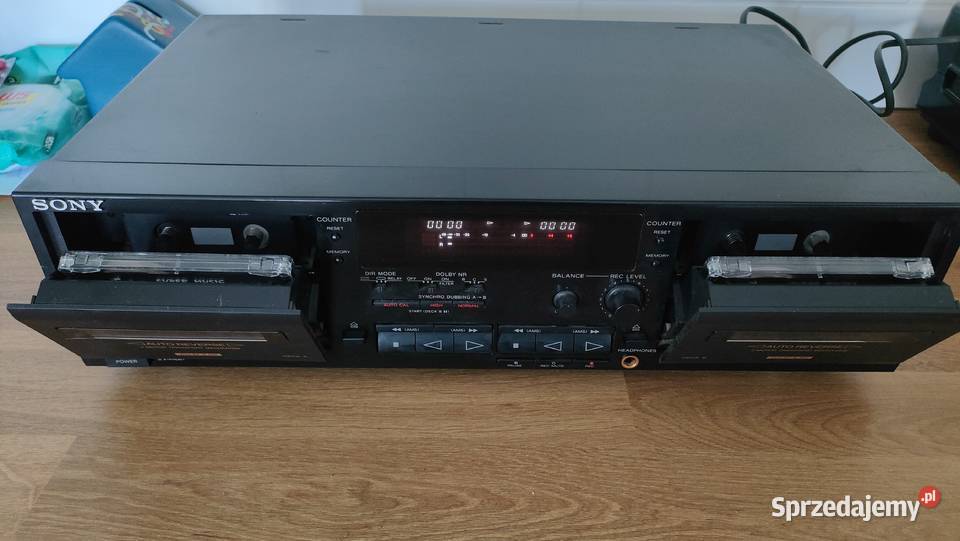 Magnetofon dwukasetowy Sony TCWR635S Auto Magnetofony