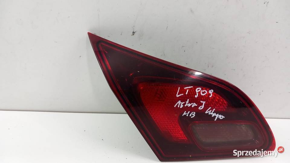 OPEL ASTRA J HB LAMPA TYŁ LEWA W KLAPĘ