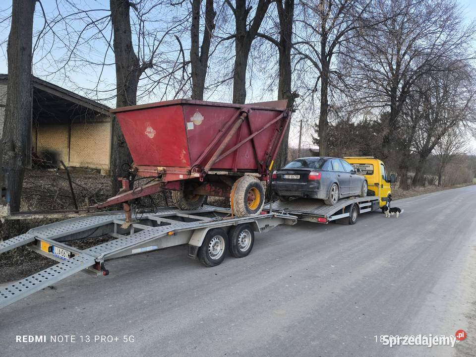 Przyczepa wywrotka jednoosiowa 4 tony Przyczepy rolnicze lubelskie Otrocz