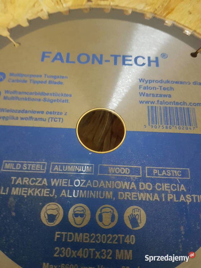 TARCZA PIŁA WIELOZADANIOWA TCT FALONTECH 230 40z wielkopolskie Głogowa