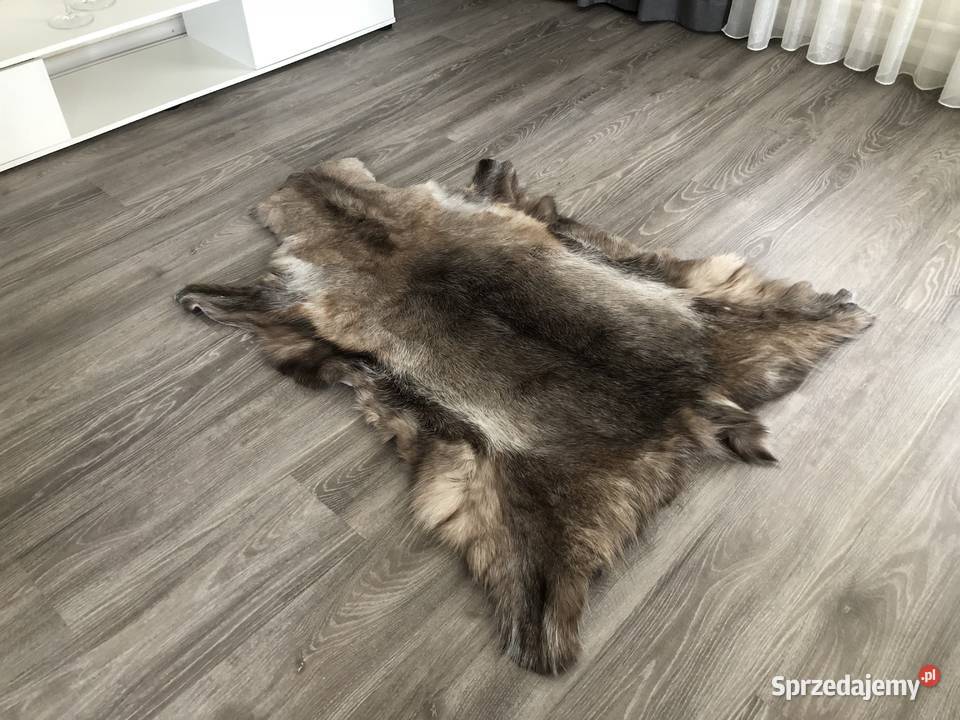 Dekoracyjna skóra z renifera renifer wielokolorowy Szaflary
