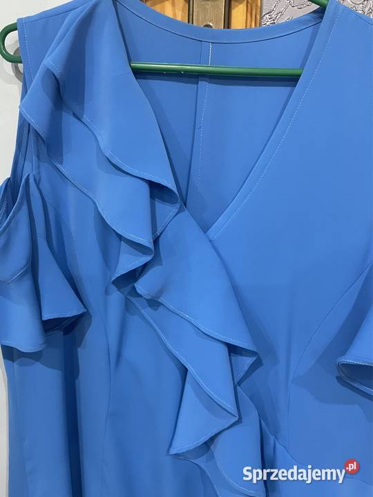 Piękna sukienka z falbanką XL idealna na różne Czaniec